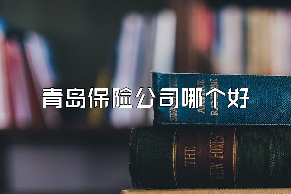 青岛保险公司哪个好