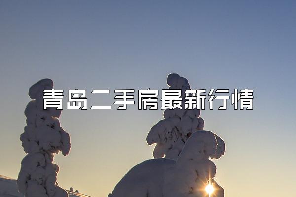 青岛二手房最新行情