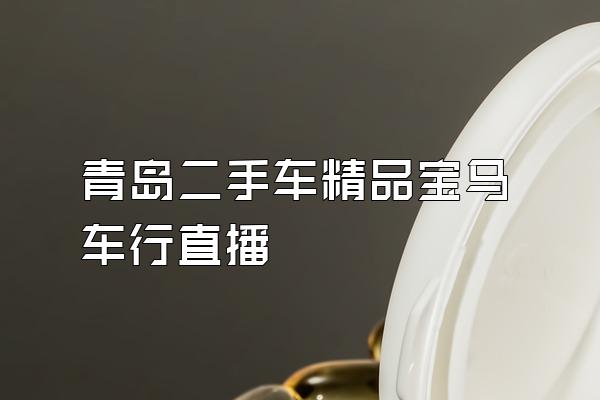 青岛二手车精品宝马车行直播