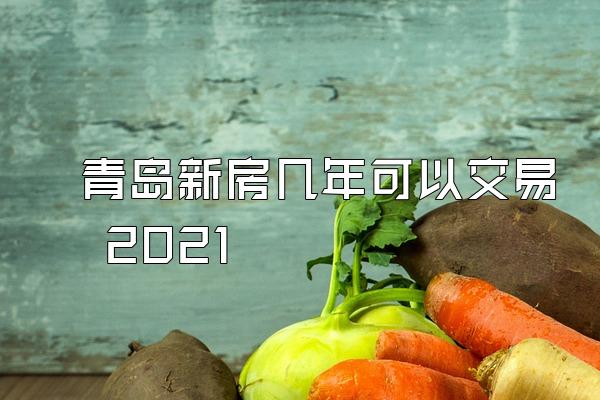 青岛新房几年可以交易 2021