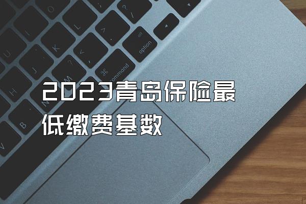 2023青岛保险最低缴费基数