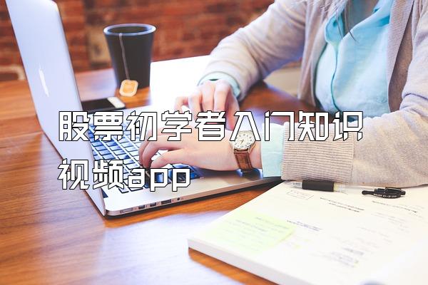 股票初学者入门知识视频app