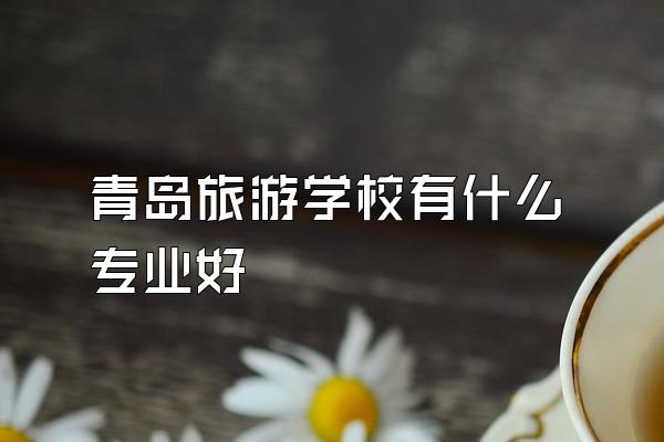 青岛旅游学校有什么专业好