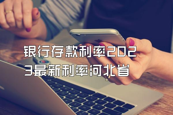 银行存款利率2023最新利率河北省